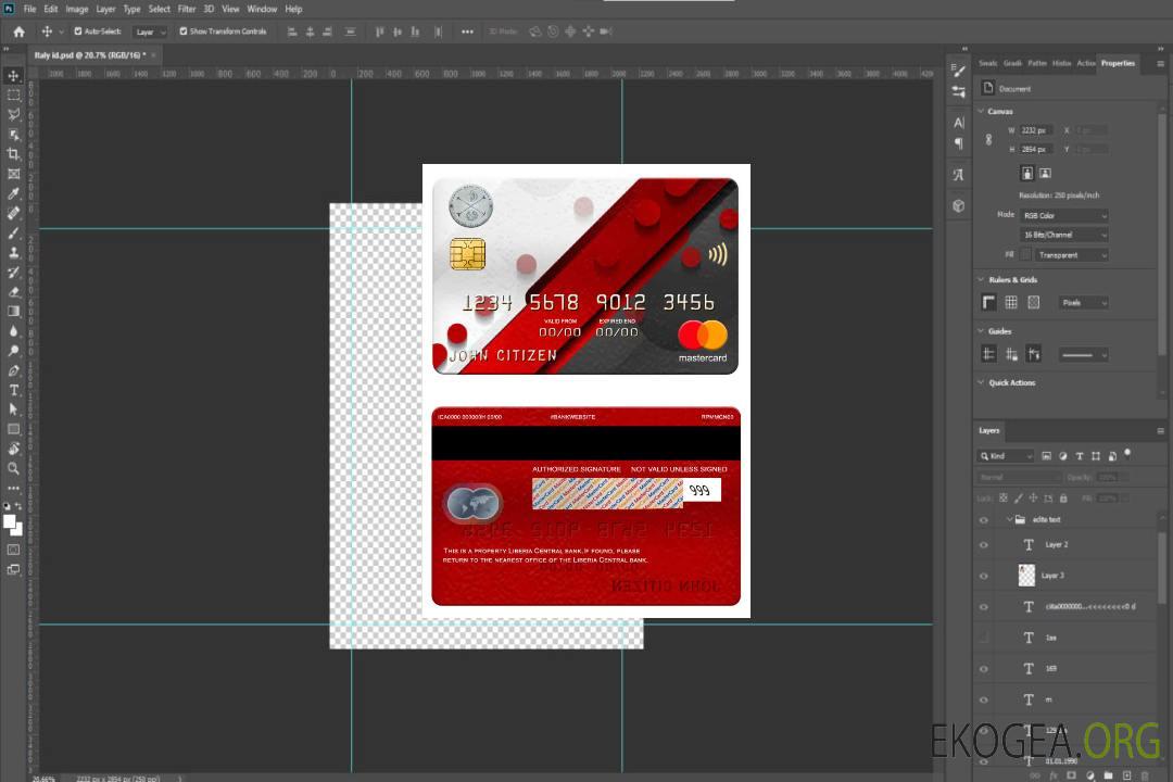 Mastercard de la Banque centrale du Libéria template